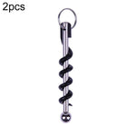 2 PCS Outdoor Creative Corkscrew Pocket Red Wine Tool
