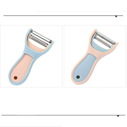 Fruit Vegetable Peeler Planer Potato Carrot Kitchen Tool, Fruit Vegetable Peeler Planer(Beige), Fruit Vegetable Peeler Planer(Blue) - DealBuddy