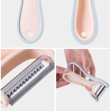 Fruit Vegetable Peeler Planer Potato Carrot Kitchen Tool, Fruit Vegetable Peeler Planer(Beige), Fruit Vegetable Peeler Planer(Blue) - DealBuddy