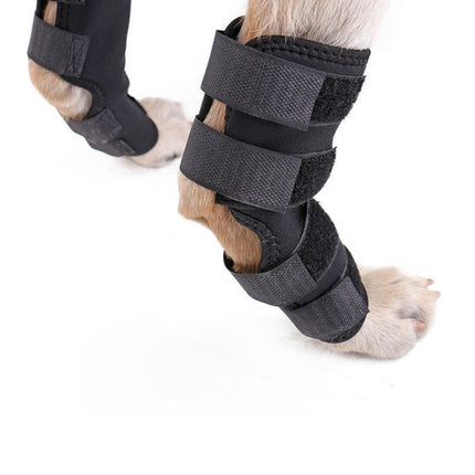 DogLemi PD60041 Dog Hock Brace Pet Supportive Rear Dog Compression Leg Joint Wrap Protects Wounds and Injury, S, M, L, XL - DealBuddy