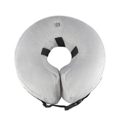 Inflatable Pet Collar Pet Grooming Warm Protective Wound Protection Collar, M, L - DealBuddy