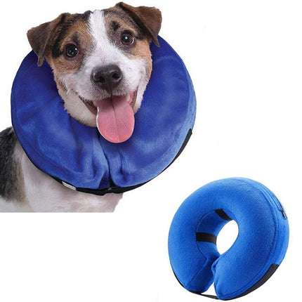 Inflatable Pet Collar Pet Grooming Warm Protective Wound Protection Collar, M, L - DealBuddy