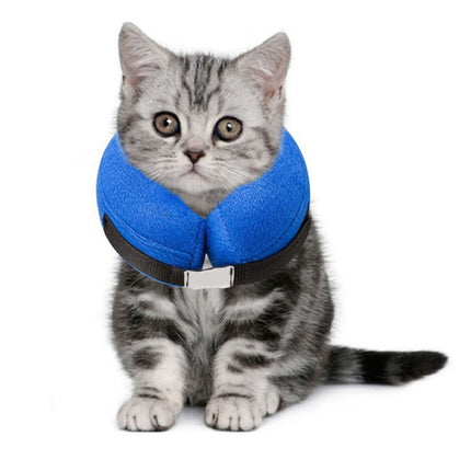 Inflatable Pet Collar Pet Grooming Warm Protective Wound Protection Collar, M, L - DealBuddy