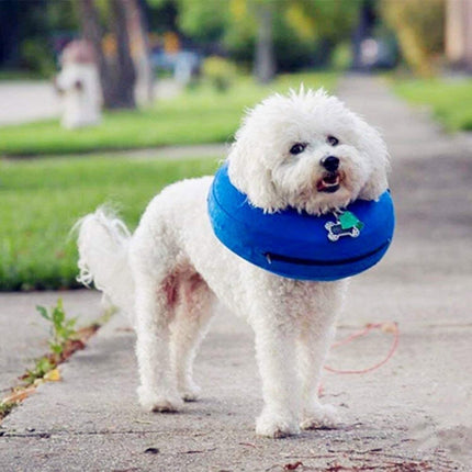 Inflatable Pet Collar Pet Grooming Warm Protective Wound Protection Collar, M, L - DealBuddy