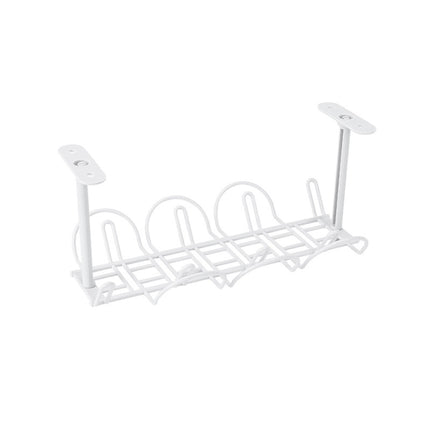 Cable Wire Rack Table Bottom Hanging Basket Shelf Organizing Plug-in Cable Board Storage Rack