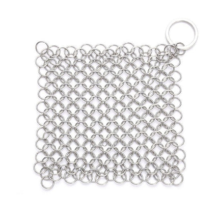 Stainless Steel Square Cast Iron Cleaner Pot Brush Scrubber Home Cookware Kitchen Cleaning Tool