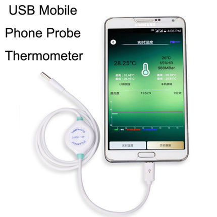 Pcsensor Milk Powder Fish Tank Temperature Detection USB Mobile Phone Probe Thermometer - DealBuddy