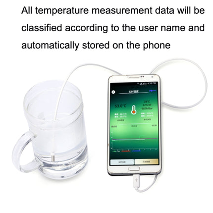 Pcsensor Milk Powder Fish Tank Temperature Detection USB Mobile Phone Probe Thermometer - DealBuddy
