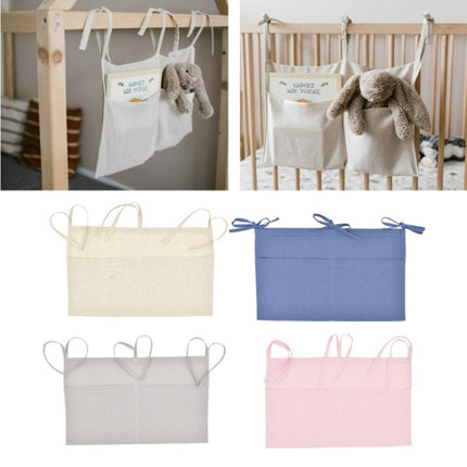 Crib Storage Hanging Bag Diaper Wrap Molar Toy Storage Bag