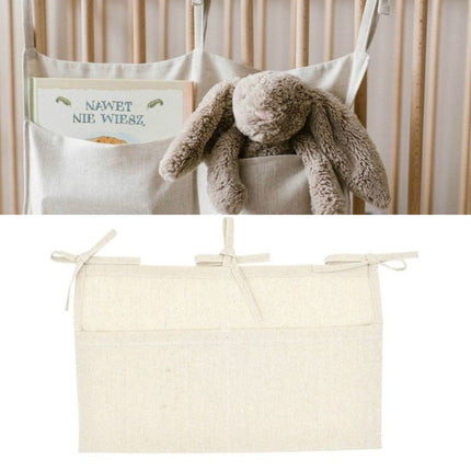 Crib Storage Hanging Bag Diaper Wrap Molar Toy Storage Bag