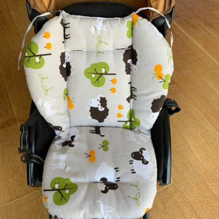Baby Stroller Cotton Cushion Universal Shock-proof Thick Warm Infant Dining Chair Baby Cushion in Autumn and Winter