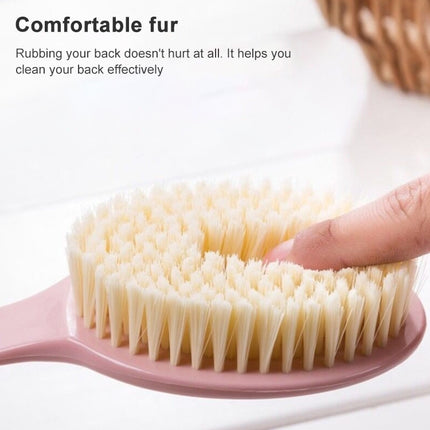 Long Handle Bath Brush Soft Hair Bath Brush with Massage Back Brush