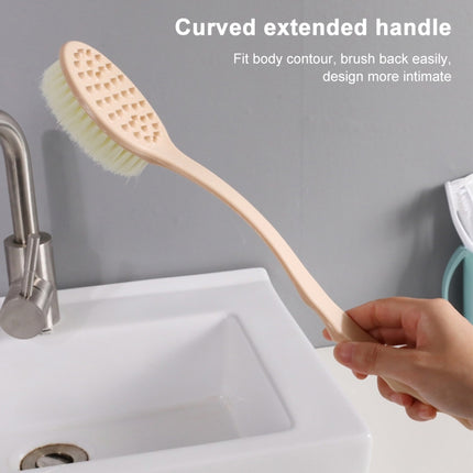 Long Handle Bath Brush Soft Hair Bath Brush with Massage Back Brush