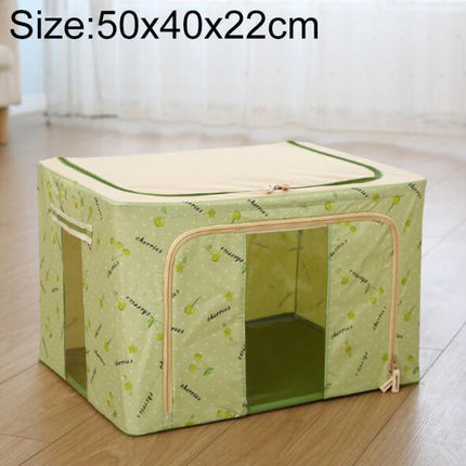 Folding Storage Box Non Woven Fabric With Zipper Moisture-proof Clothes Storage Box, 44L 50x40x22cm, 55L 50x40x28cm, 66L 50x40x33cm, 80L 60x40x32cm, 100L 60x42x40cm, 125L 70x42x40cm - DealBuddy