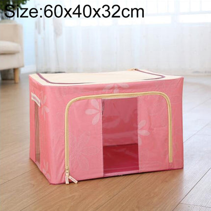 Folding Storage Box Non Woven Fabric With Zipper Moisture-proof Clothes Storage Box, 44L 50x40x22cm, 55L 50x40x28cm, 66L 50x40x33cm, 80L 60x40x32cm, 100L 60x42x40cm, 125L 70x42x40cm - DealBuddy
