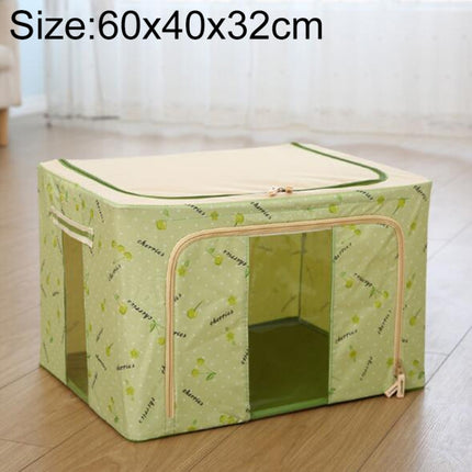 Folding Storage Box Non Woven Fabric With Zipper Moisture-proof Clothes Storage Box, 44L 50x40x22cm, 55L 50x40x28cm, 66L 50x40x33cm, 80L 60x40x32cm, 100L 60x42x40cm, 125L 70x42x40cm - DealBuddy