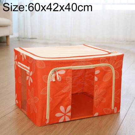 Folding Storage Box Non Woven Fabric With Zipper Moisture-proof Clothes Storage Box, 44L 50x40x22cm, 55L 50x40x28cm, 66L 50x40x33cm, 80L 60x40x32cm, 100L 60x42x40cm, 125L 70x42x40cm - DealBuddy