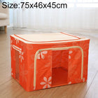 Folding Storage Box Non Woven Fabric With Zipper Moisture-proof Clothes Storage Box