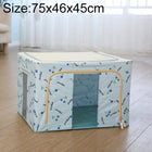 Folding Storage Box Non Woven Fabric With Zipper Moisture-proof Clothes Storage Box