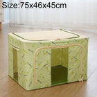 Folding Storage Box Non Woven Fabric With Zipper Moisture-proof Clothes Storage Box