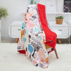 Cotton Cartoon Baby Comforting Quilt Washable Trolley Cover Blanket