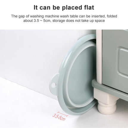 Folding Washbasin Outdoor Travel Portable Washtub, 9x25cm, 12x32cm - DealBuddy