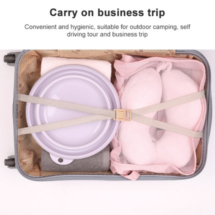 Folding Washbasin Outdoor Travel Portable Washtub, 9x25cm, 12x32cm - DealBuddy