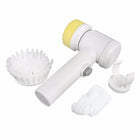 5 in 1 Multifunctional Electric Household Magic Brush ABS Nylon Kitchen Bathtub Cleaning Window Brush Cleaner