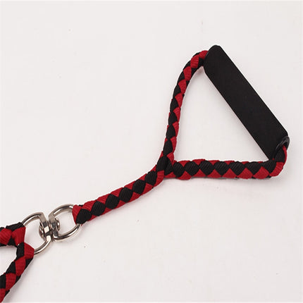 Double Dog Leashes Anti-winding Pet Traction Rope, 1.4m - DealBuddy