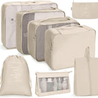 8 In 1 Cosmetic Bag / Beige