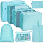 8 In 1 Cosmetic Bag / Bright Blue