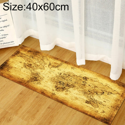 World Map Carpets Rug Bedroom Kids Baby Play Crawling Mat Memory Foam Area Rugs Carpet, 40x60cm, 40x120cm, 60x90cm, 60x180cm