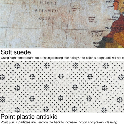 World Map Carpets Rug Bedroom Kids Baby Play Crawling Mat Memory Foam Area Rugs Carpet, 40x60cm, 40x120cm, 60x90cm, 60x180cm