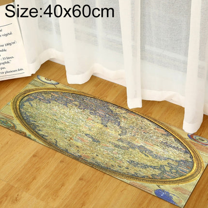 World Map Carpets Rug Bedroom Kids Baby Play Crawling Mat Memory Foam Area Rugs Carpet, 40x60cm, 40x120cm, 60x90cm, 60x180cm