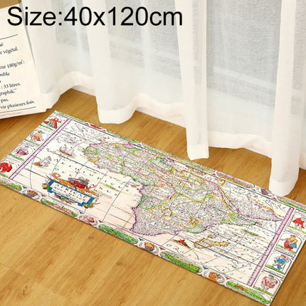 World Map Carpets Rug Bedroom Kids Baby Play Crawling Mat Memory Foam Area Rugs Carpet, 40x60cm, 40x120cm, 60x90cm, 60x180cm
