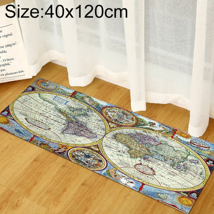 World Map Carpets Rug Bedroom Kids Baby Play Crawling Mat Memory Foam Area Rugs Carpet, 40x60cm, 40x120cm, 60x90cm, 60x180cm