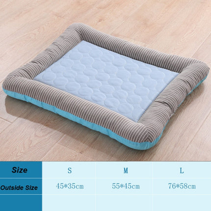 Summer Ice Silk Nest Pads Small and Medium-sized Multifunctional Cool Pet Nest Dog Cat Pad, S, M, L - DealBuddy