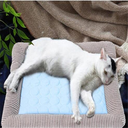 Summer Ice Silk Nest Pads Small and Medium-sized Multifunctional Cool Pet Nest Dog Cat Pad, S, M, L - DealBuddy
