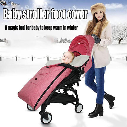 Baby Stroller Sleeping Bag Autumn and Winter Windproof Warm Foot Cover Baby Stroller