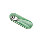3 PCS/ Set 304 Stainless Steel Spoon and Fork Box Cute Baby Kindergarten Tableware Set