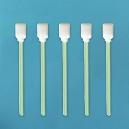 100 Sticks Inkjet Sponge Flat Head Cleaning Wipe Industrial Rod