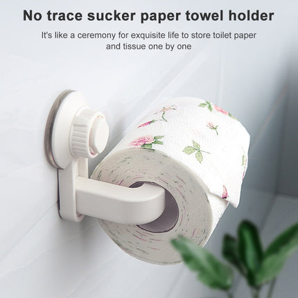 Toilet Paper Holder Suction Cup Wall Mount Removable Rack - DealBuddy