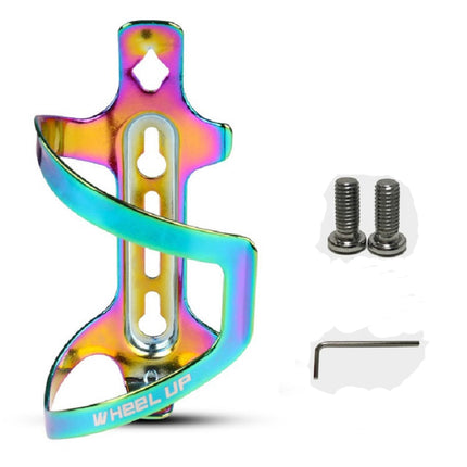 WHEEL UP Colorful Bicycle Bottle Cage Two-Color Aluminum Alloy Bottle Cage Riding Equipment