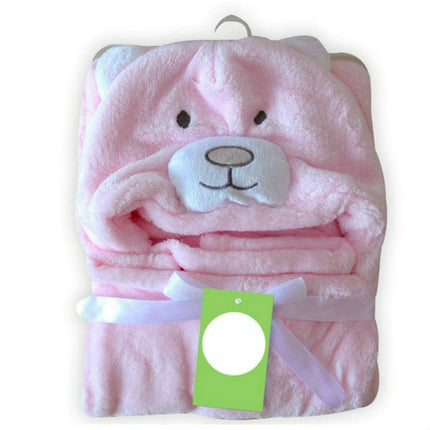 Baby Animal Shape Hooded Cape Bath Towel