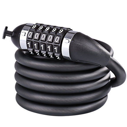 WHEEL UP Bicycle Lock Anti-theft Mountain Bike Password Lock Steel Cable Lock Bicycle Riding Accessories Universal