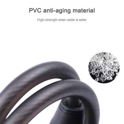 WHEEL UP Bicycle Lock Anti-theft Mountain Bike Password Lock Steel Cable Lock Bicycle Riding Accessories Universal