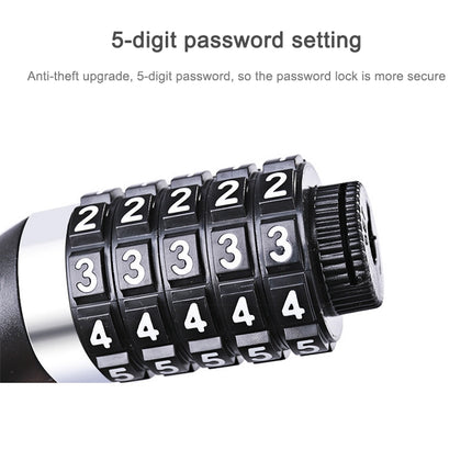 WHEEL UP Bicycle Lock Anti-theft Mountain Bike Password Lock Steel Cable Lock Bicycle Riding Accessories Universal