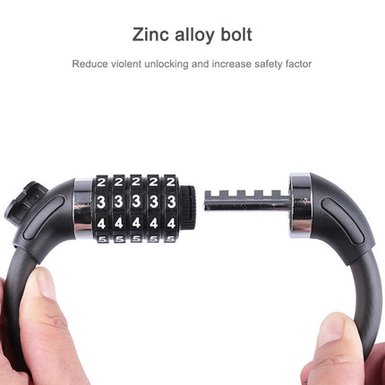 WHEEL UP Bicycle Lock Anti-theft Mountain Bike Password Lock Steel Cable Lock Bicycle Riding Accessories Universal