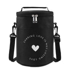 Round Lunch Bag Insulated Lunch Box Foldable & Portable Lunch Tote - DealBuddy
