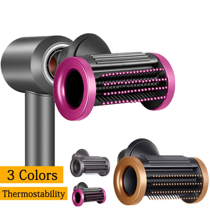 For Dyson Hair Dryer Nozzle Smooth Flyaway Attachment, Smooth Rose Red - DealBuddy